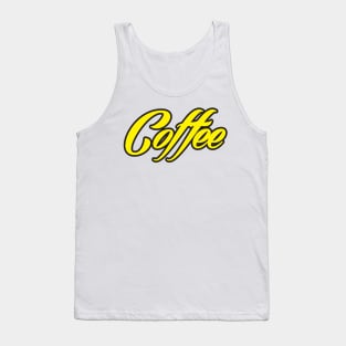 Funny Shirts for Coffee Lovers Coffee Mug Retro style trendy design Tank Top